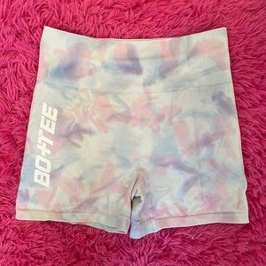Tie dye bo + tee shorts